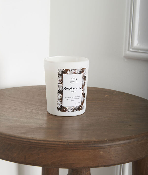 White tea candle | 1-2-3 White tea candle PhotoZ | 1-2-3