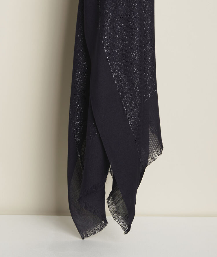 New osiris navy metallic scarf navy blue.