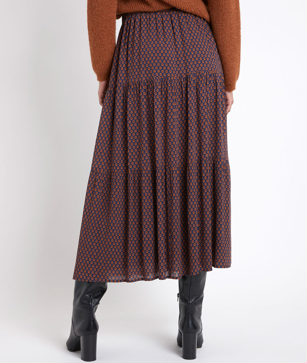 Georgiaa printed maxi dress marine.