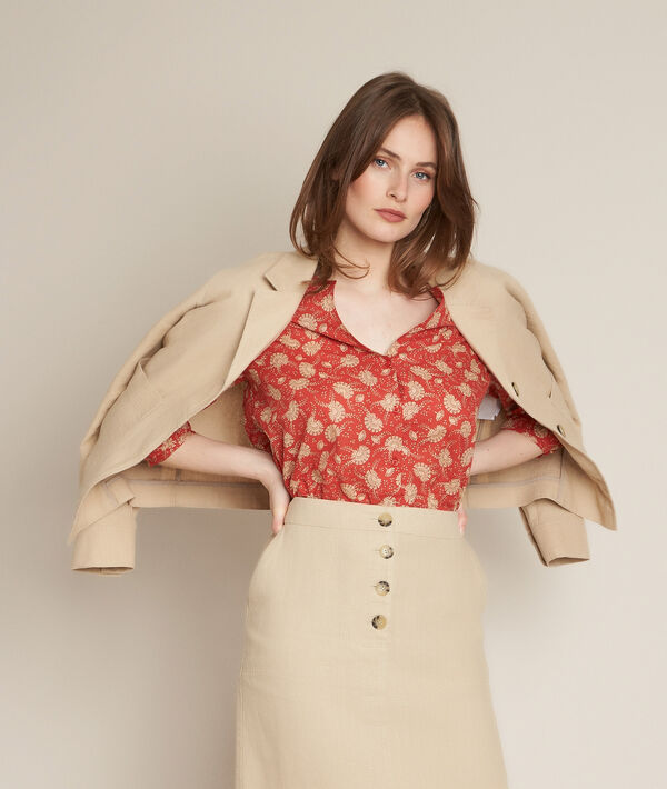 Edwige printed blouse | 1-2-3 Edwige printed blouse PhotoZ | 1-2-3
