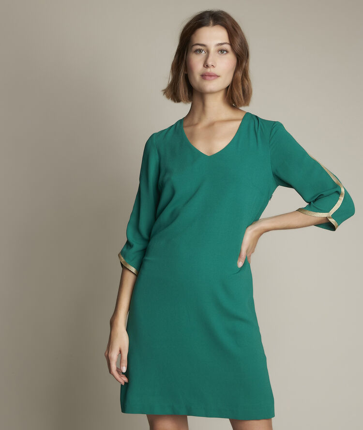 Cl&eacute;mentine green dress sage.