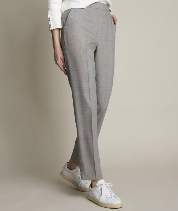 Gérende Prince of Wales check print trousers | 1-2-3 Gérende Prince of Wales check print trousers PhotoZ | 1-2-3