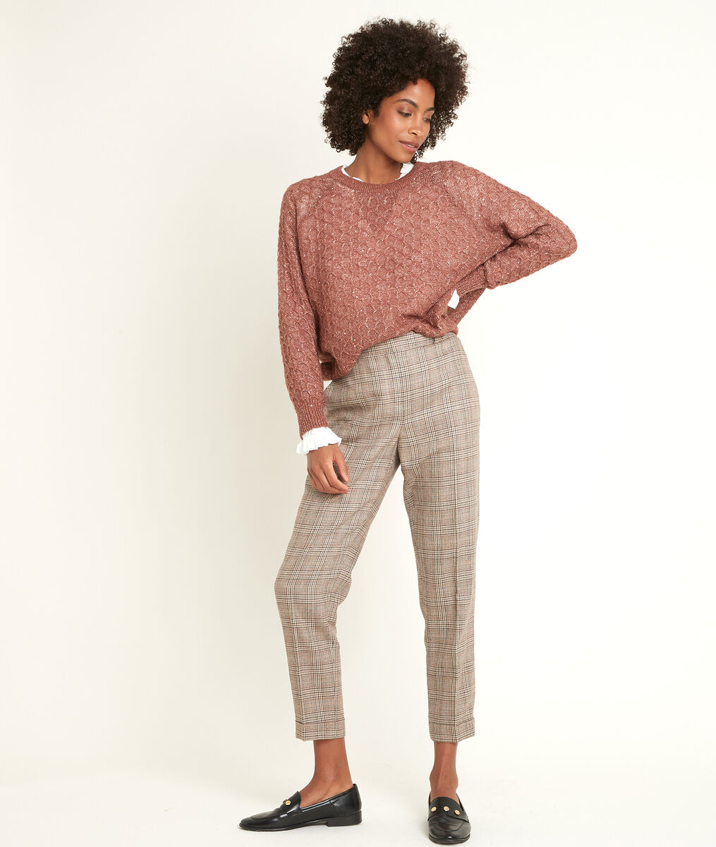 Max carrot checked trousers | 1-2-3 Max carrot checked trousers PhotoZ | 1-2-3
