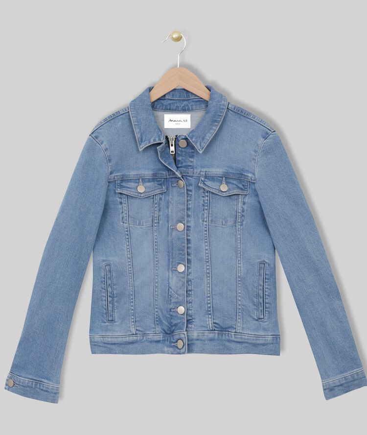 Clem pure bleached denim jacket pure bleached.