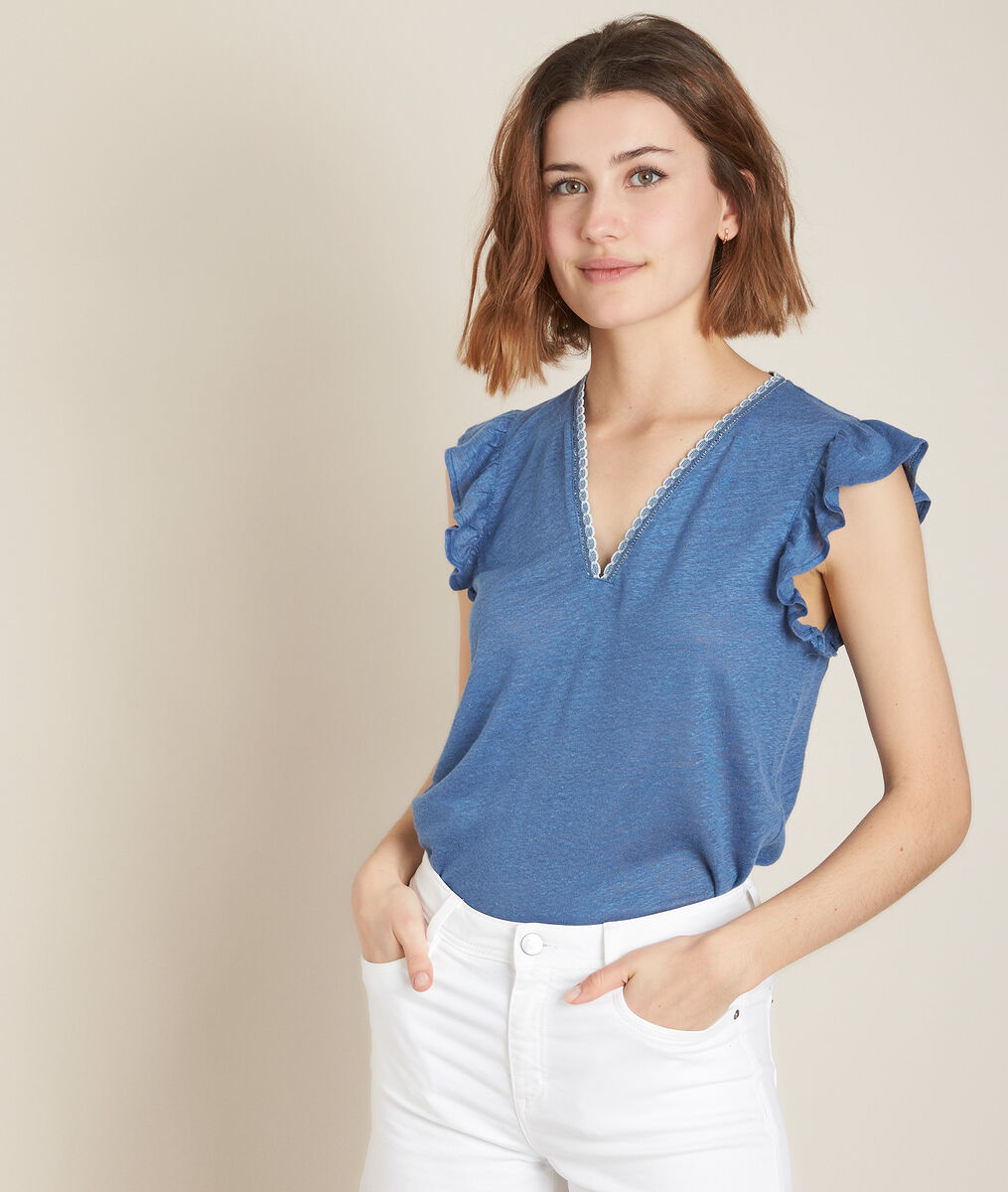 Rodeo linen top | 1-2-3 Rodeo linen top PhotoZ | 1-2-3