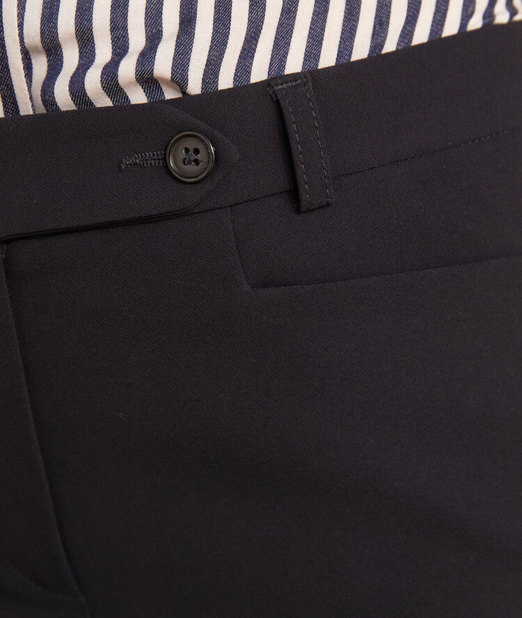 Valero microfibre cigarette trousers navy blue.