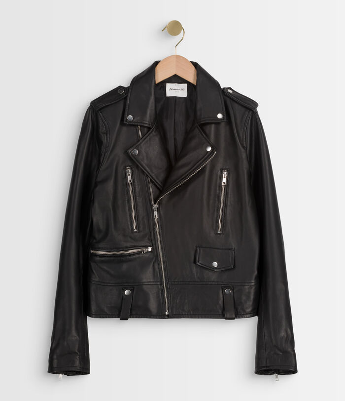 TOMMY black leather jacket PhotoZ | 1-2-3