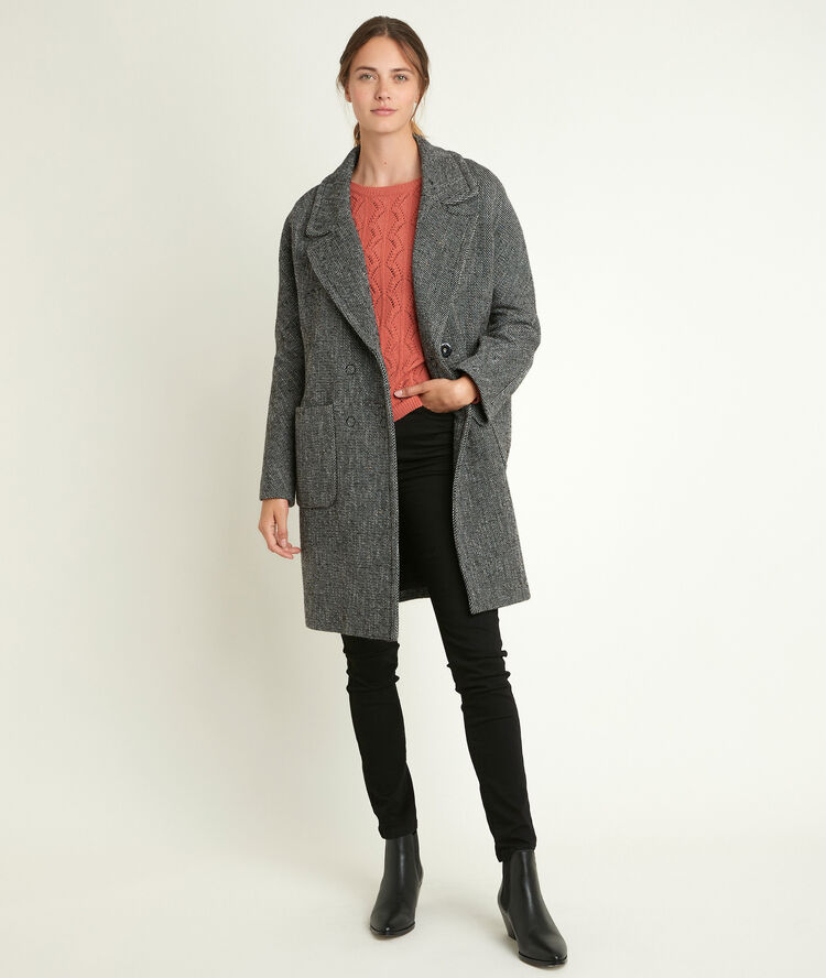 Russel openwork guava pullover goyave.