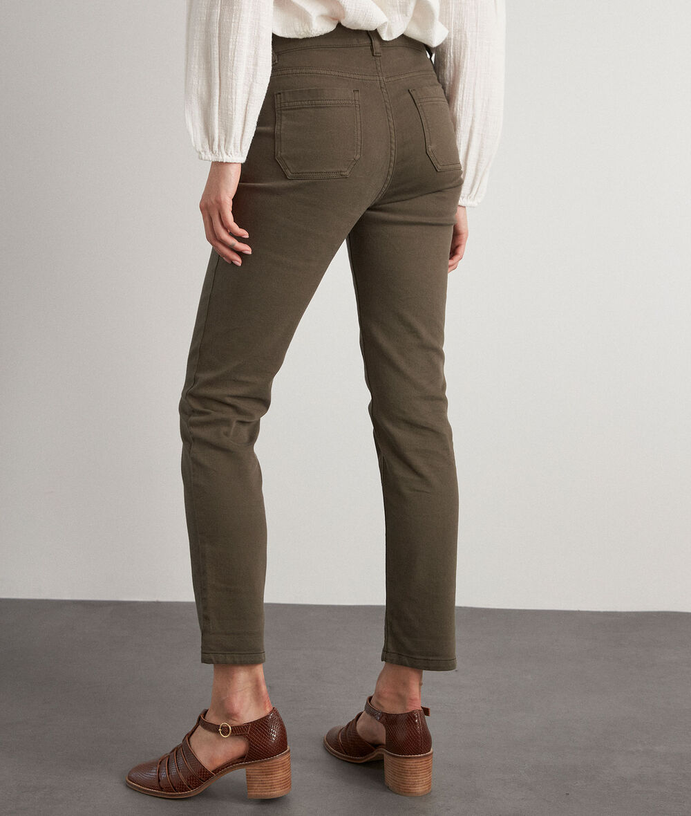 Nalla khaki cotton jeans PhotoZ | 1-2-3