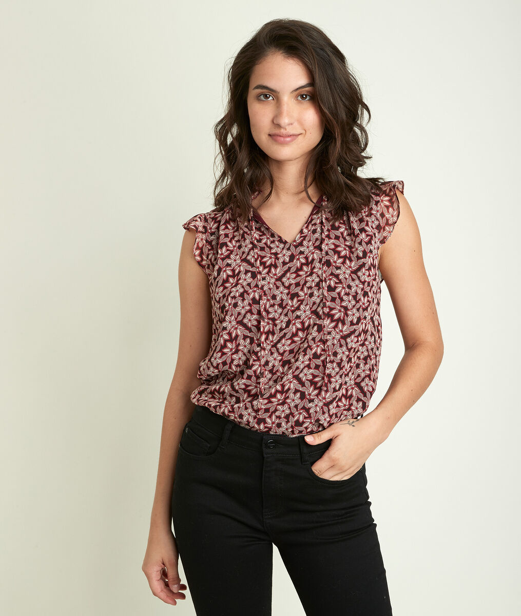 Emmanuelle Printed Blouse Women Maison 123