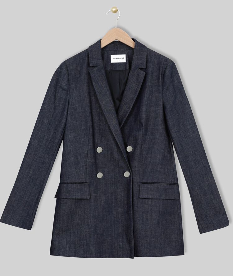 Florine denim jacket blue rinse.