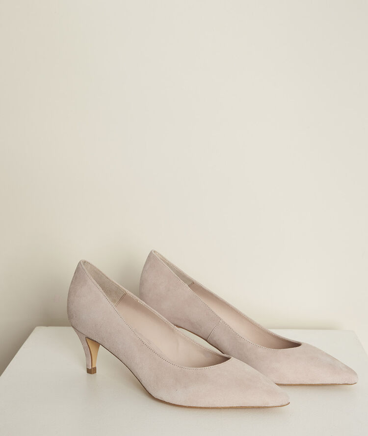 Lili nude leather high heels nude.