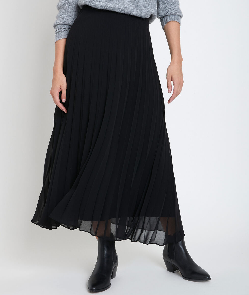 Greta black pleated skirt | 1-2-3 Greta black pleated skirt PhotoZ | 1-2-3