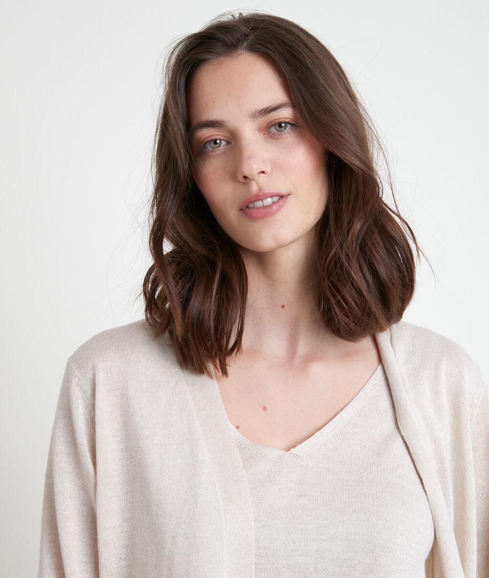 Alizee bis fine golden cardigan or.