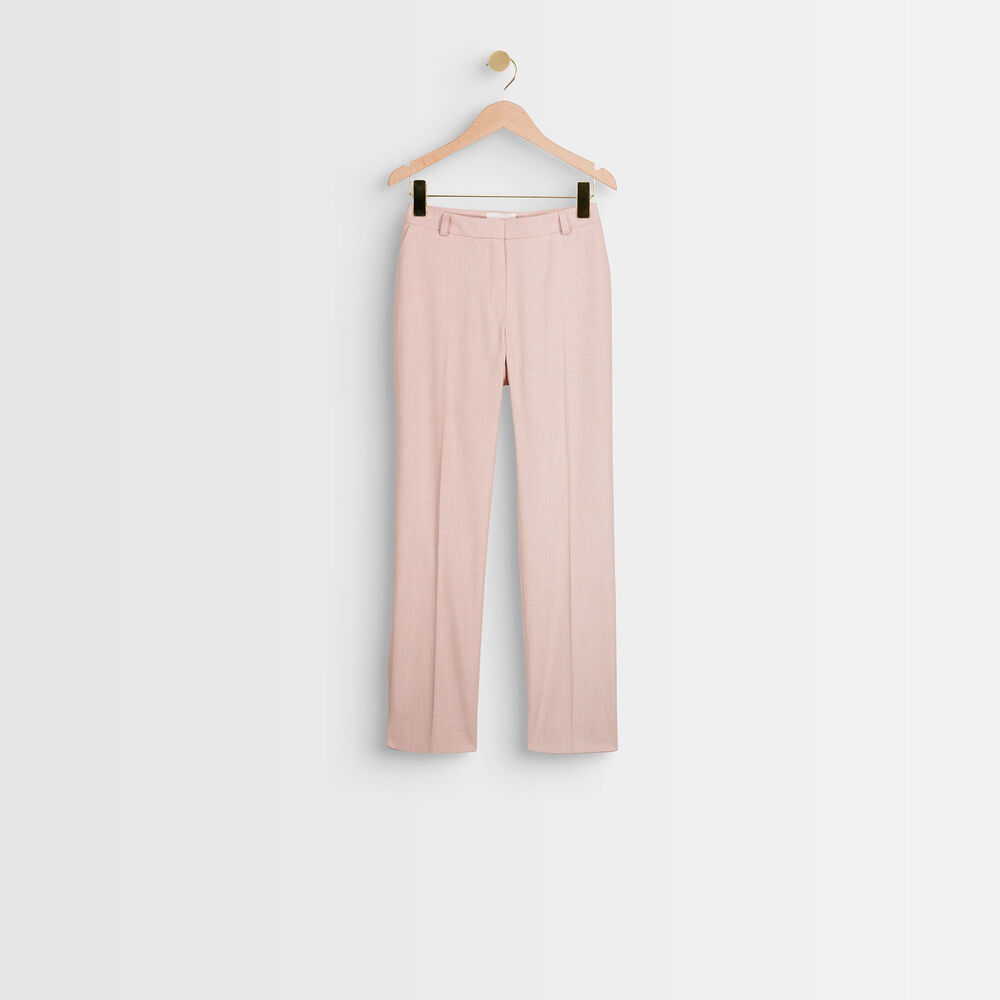 Suzanne nude cigarette trousers nude.