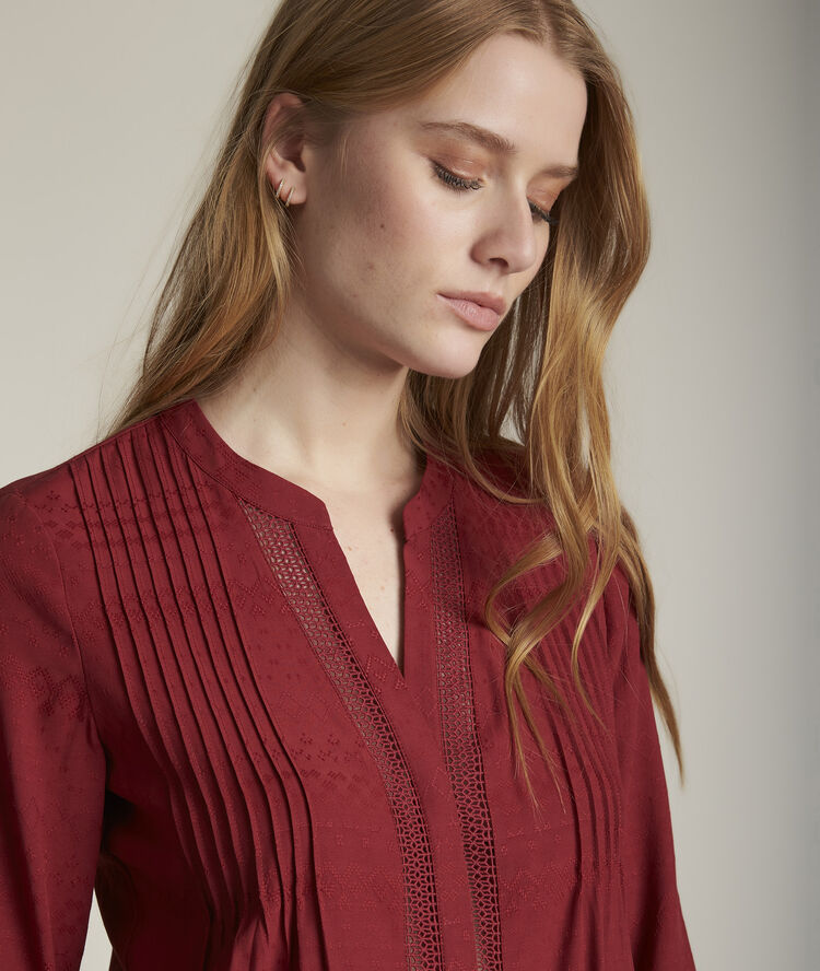 Evka embroidered blouse peach.