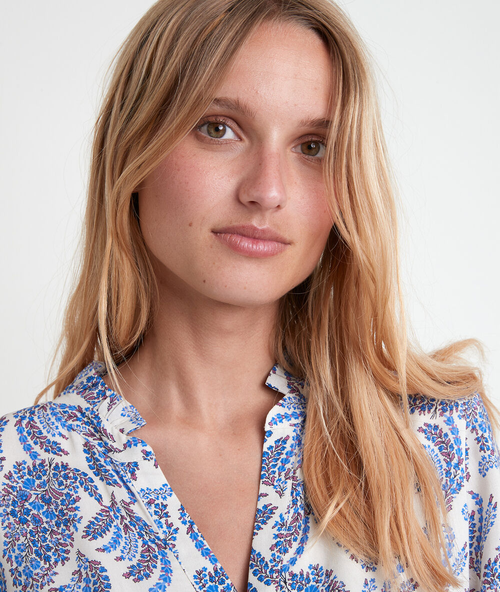 Lovely forget-me-not printed dress myosotis.