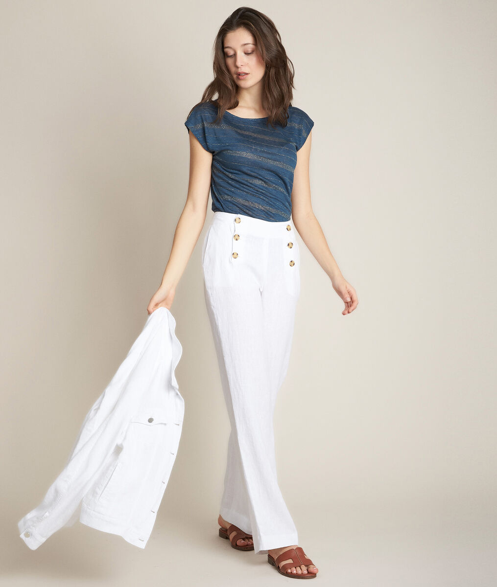 Iber linen sailor trousers | 1-2-3 Iber linen sailor trousers PhotoZ | 1-2-3