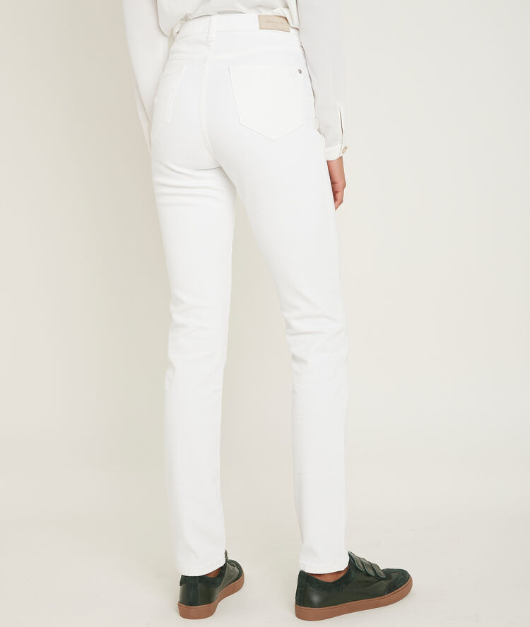 Suzy, the iconic white slim-fit slim jeans white.