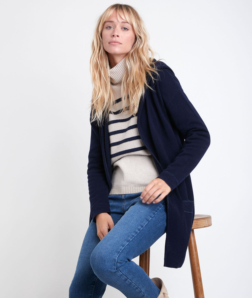 Ruth long wool and cashmere cardigan | 1-2-3 Ruth long wool and cashmere cardigan PhotoZ | 1-2-3