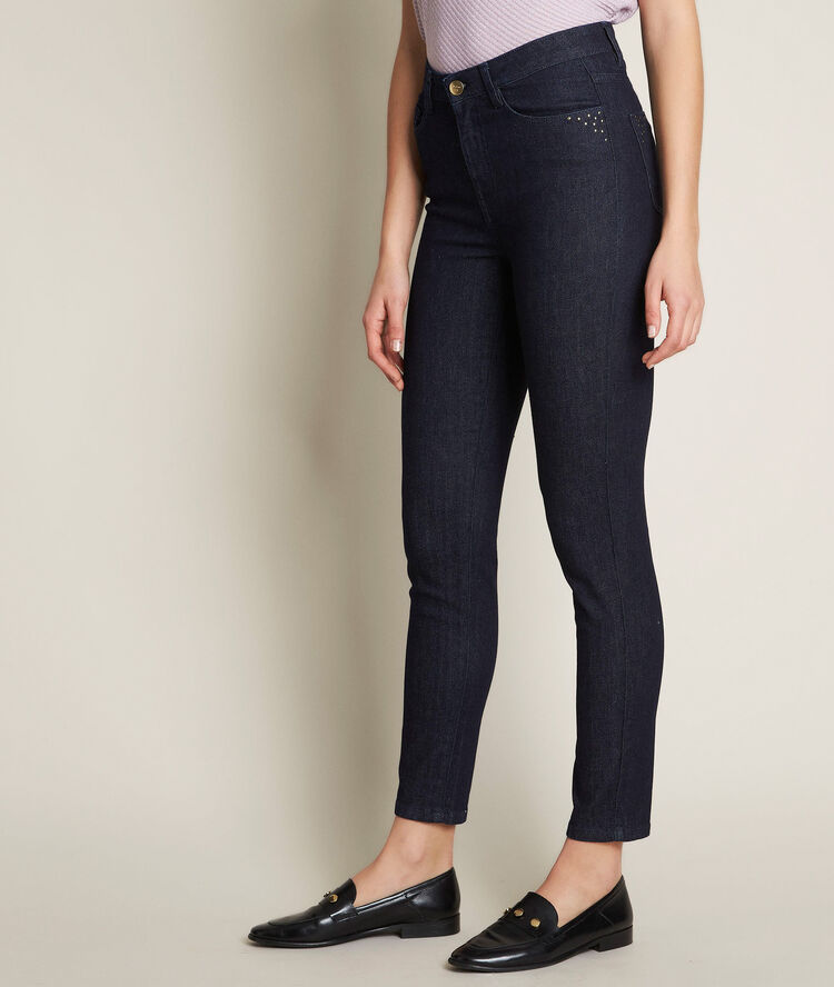 Avril, the iconic rinse slim-fit jeans blue rinse.