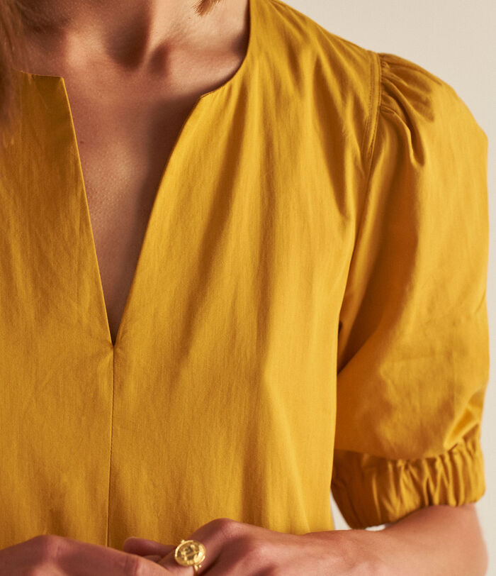 HISILDA yellow cotton maxi dress  PhotoZ | 1-2-3