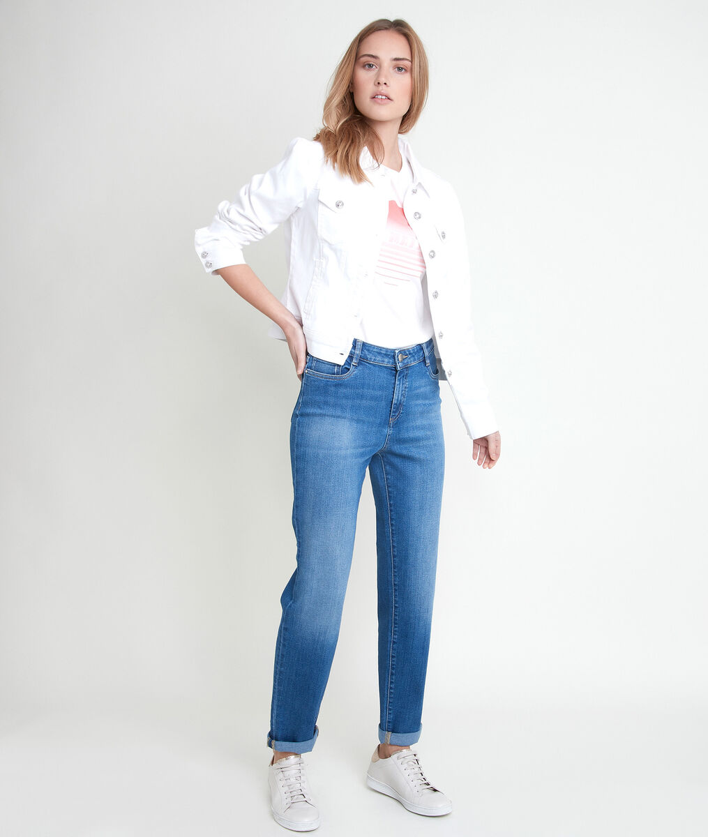 PRISCA white cotton jacket | 1-2-3 PRISCA white cotton jacket PhotoZ | 1-2-3