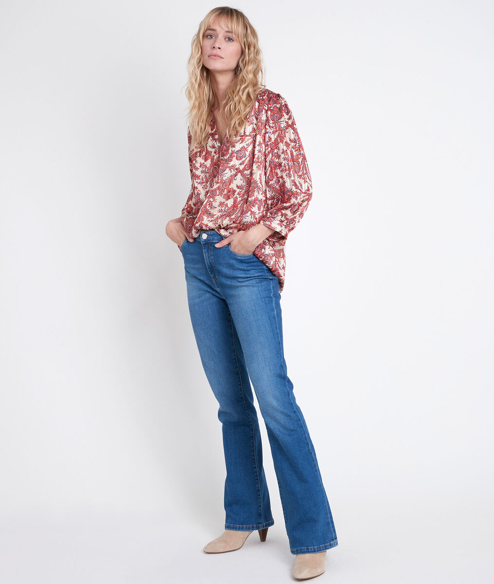 ELSA red printed blouse | 1-2-3 ELSA red printed blouse PhotoZ | 1-2-3