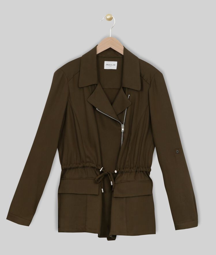 Lucie khaki tencel jacket khaki.