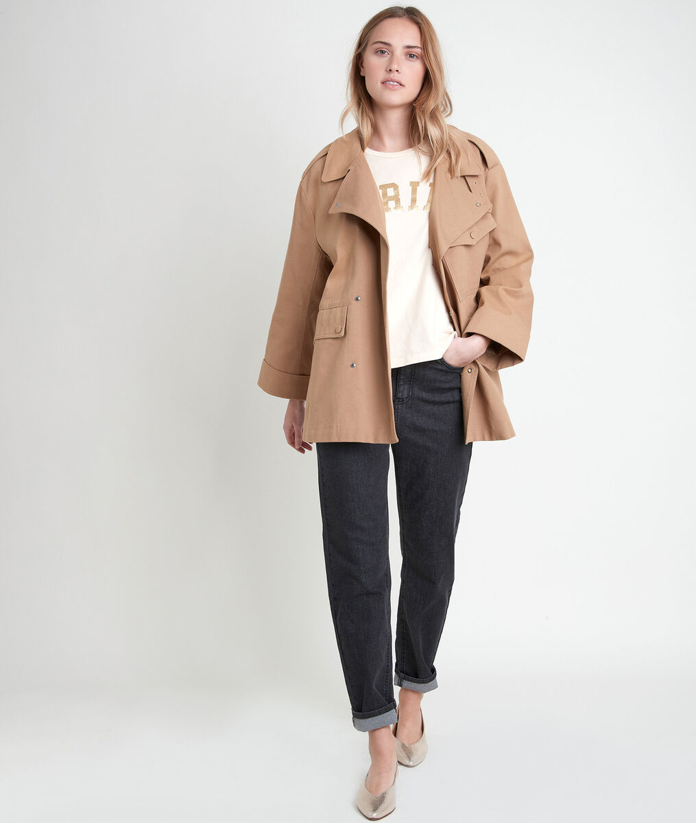 NADEGE beige parka | 1-2-3 NADEGE beige parka PhotoZ | 1-2-3