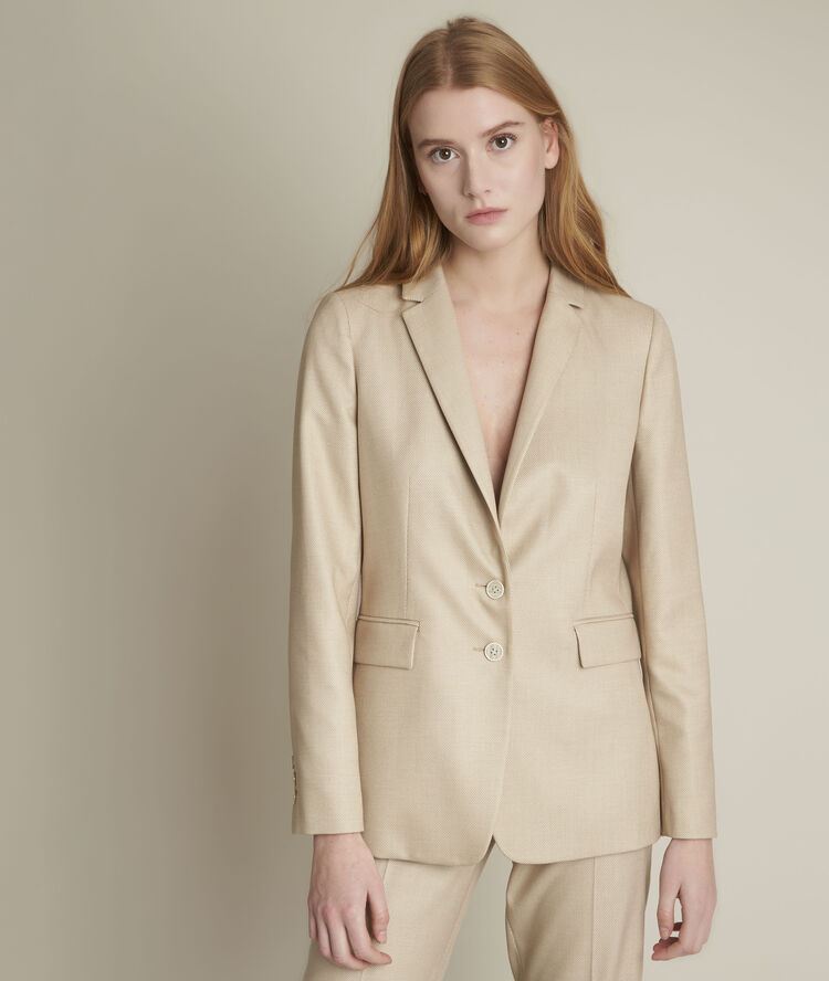 Lauriane tailored jacket browno.
