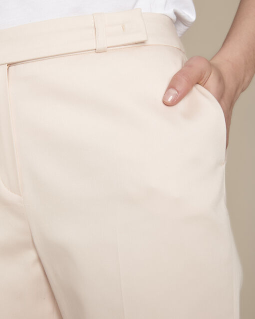 Rubis powder-coloured cigarette trousers powder.