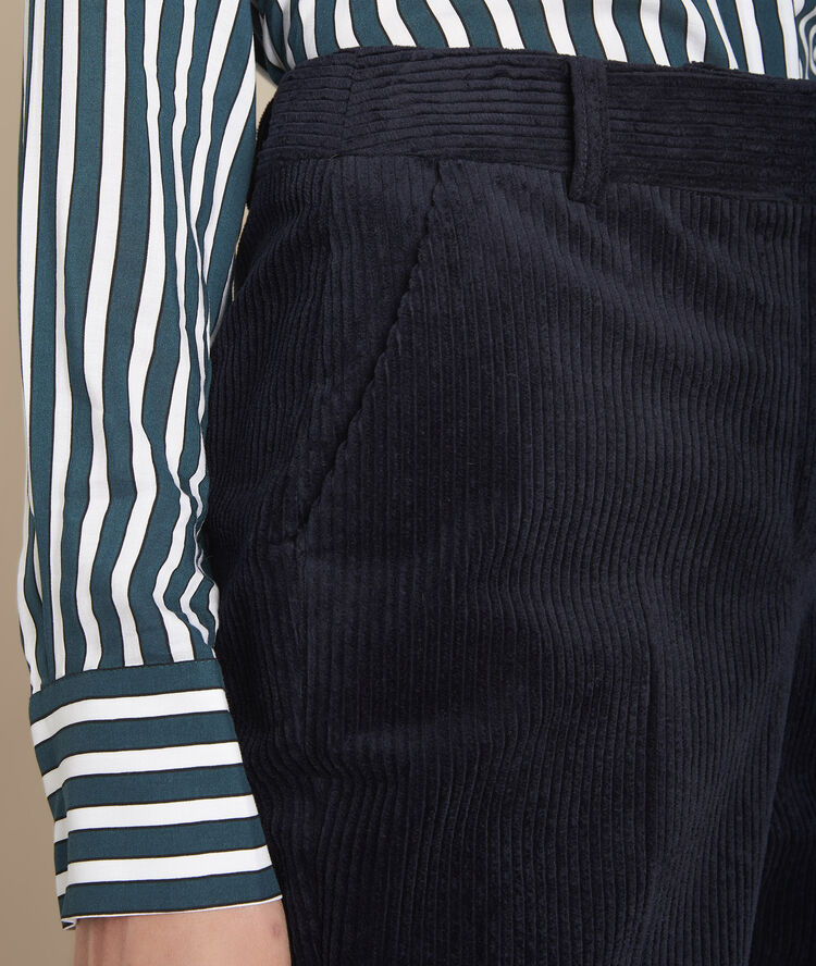 Edison corduroy trousers navy.