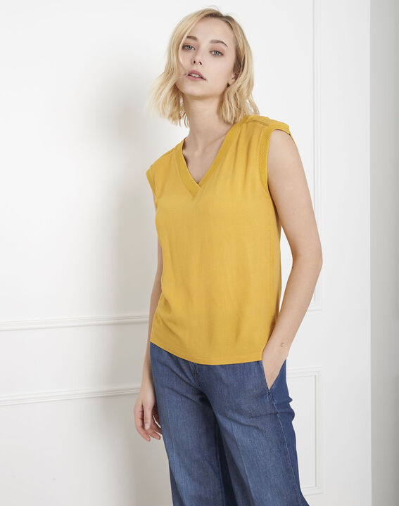 Vivace yellow dual-material top | 1-2-3 Vivace yellow dual-material top PhotoZ | 1-2-3