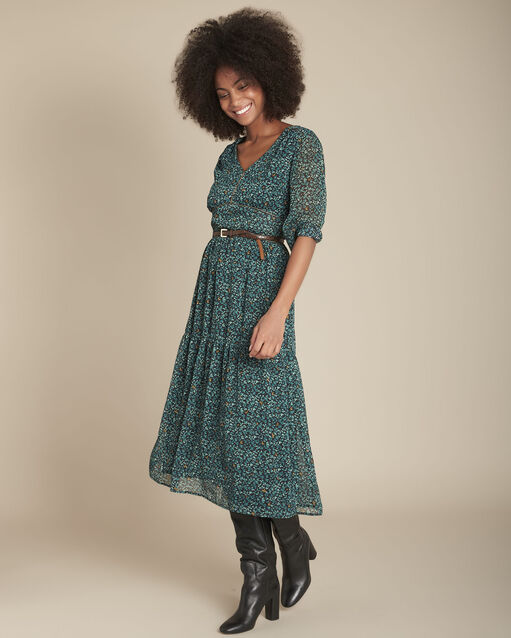 Ivanka long printed dress (2) - Maison 123