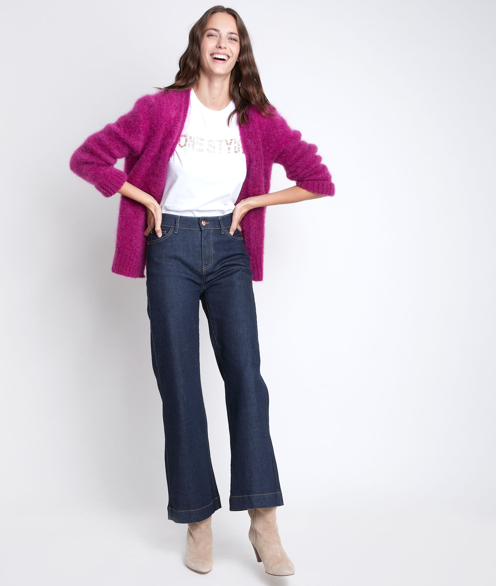 sequin slogan t shirt