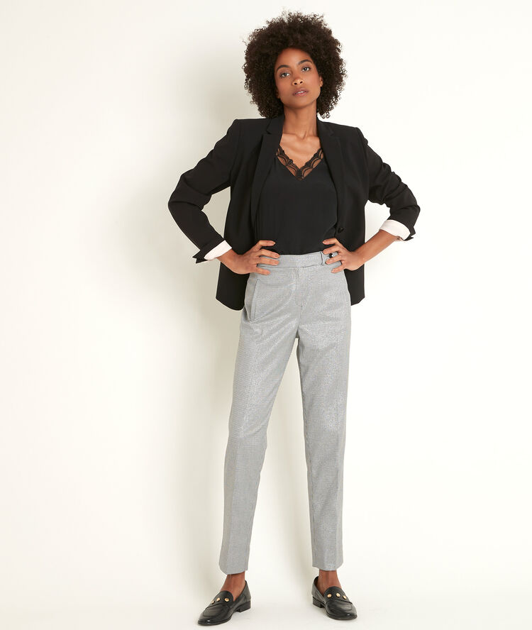 Sarry black microfibre jacket black.