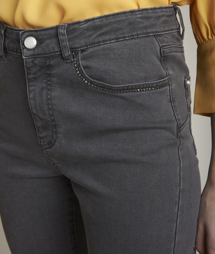 Amalia mid-grey slim-fit jeans mid grey.