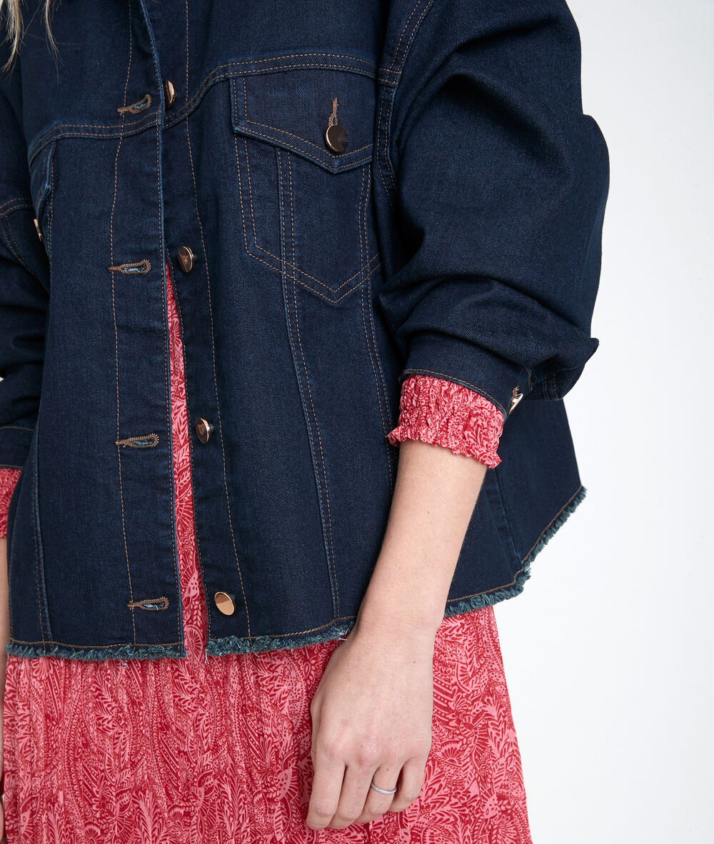 Pacha denim over-shirt rinse.