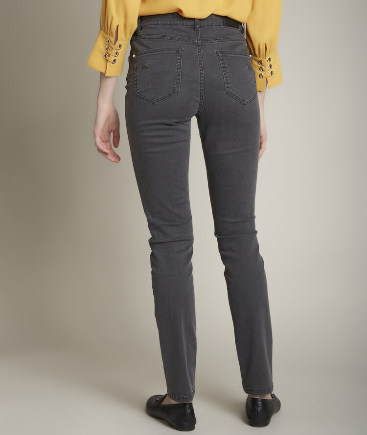 Amalia mid-grey slim-fit jeans mid grey.