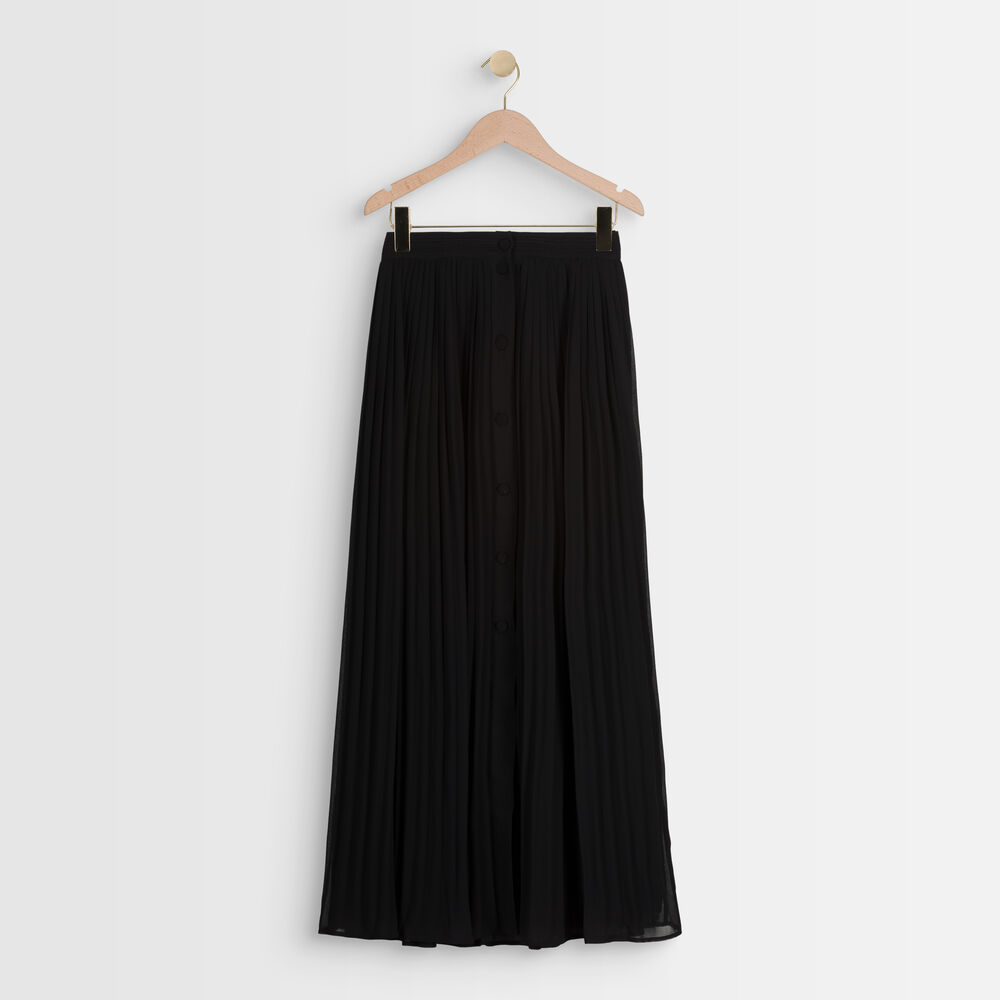 Eva black pleated skirt noir.