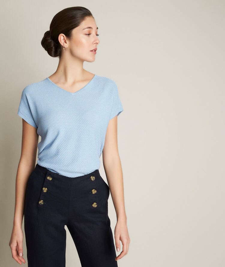 Deria sky blue pullover cloud.