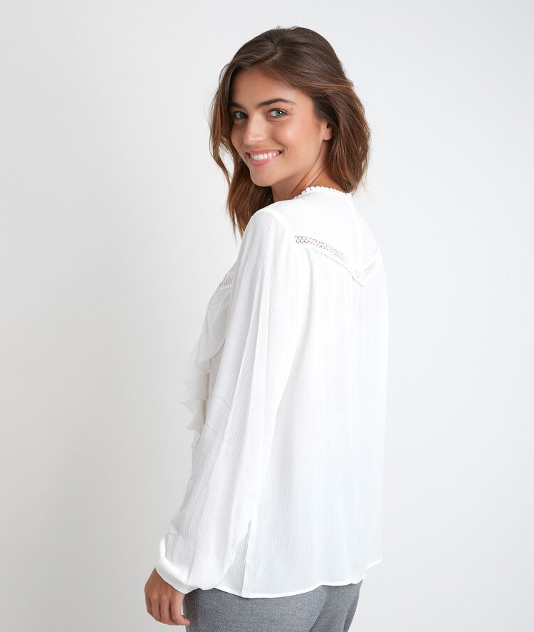 Jasmine lace blouse ecru.