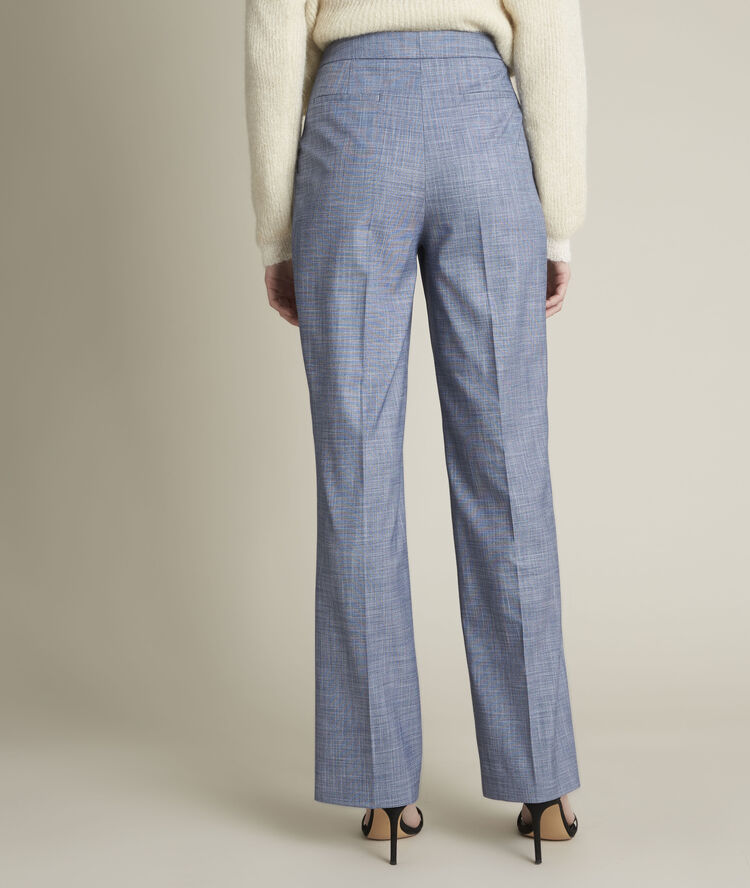 Ilario fall front trousers navy blue.