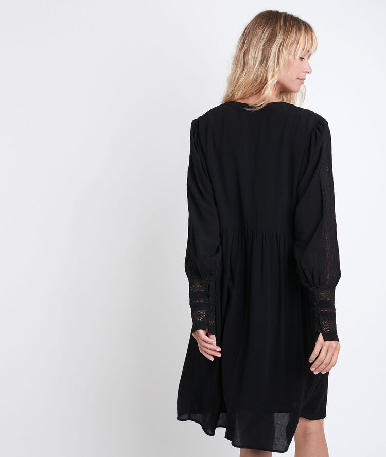 Calypso black lace dress noir.
