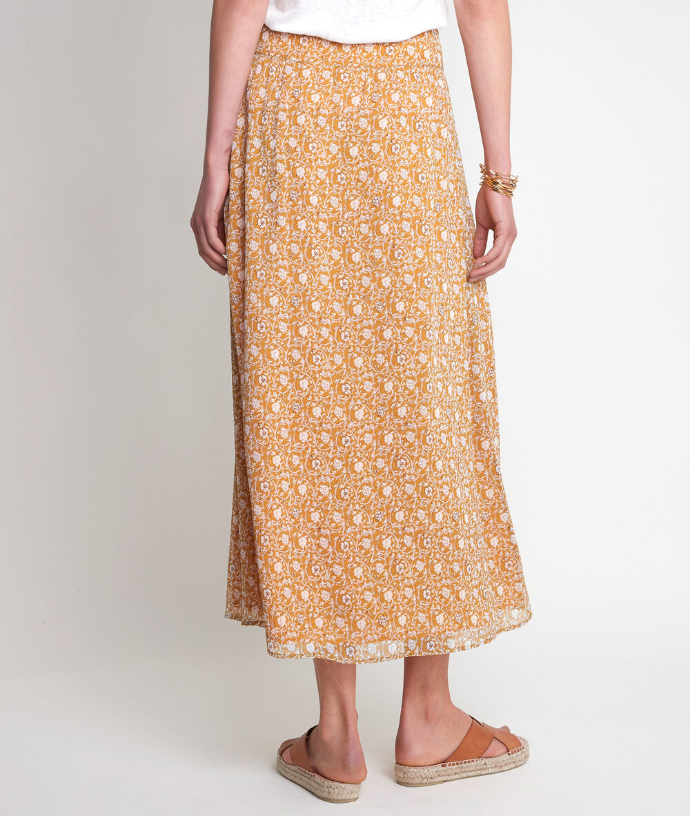 Etel bronze printed skirt bronze.