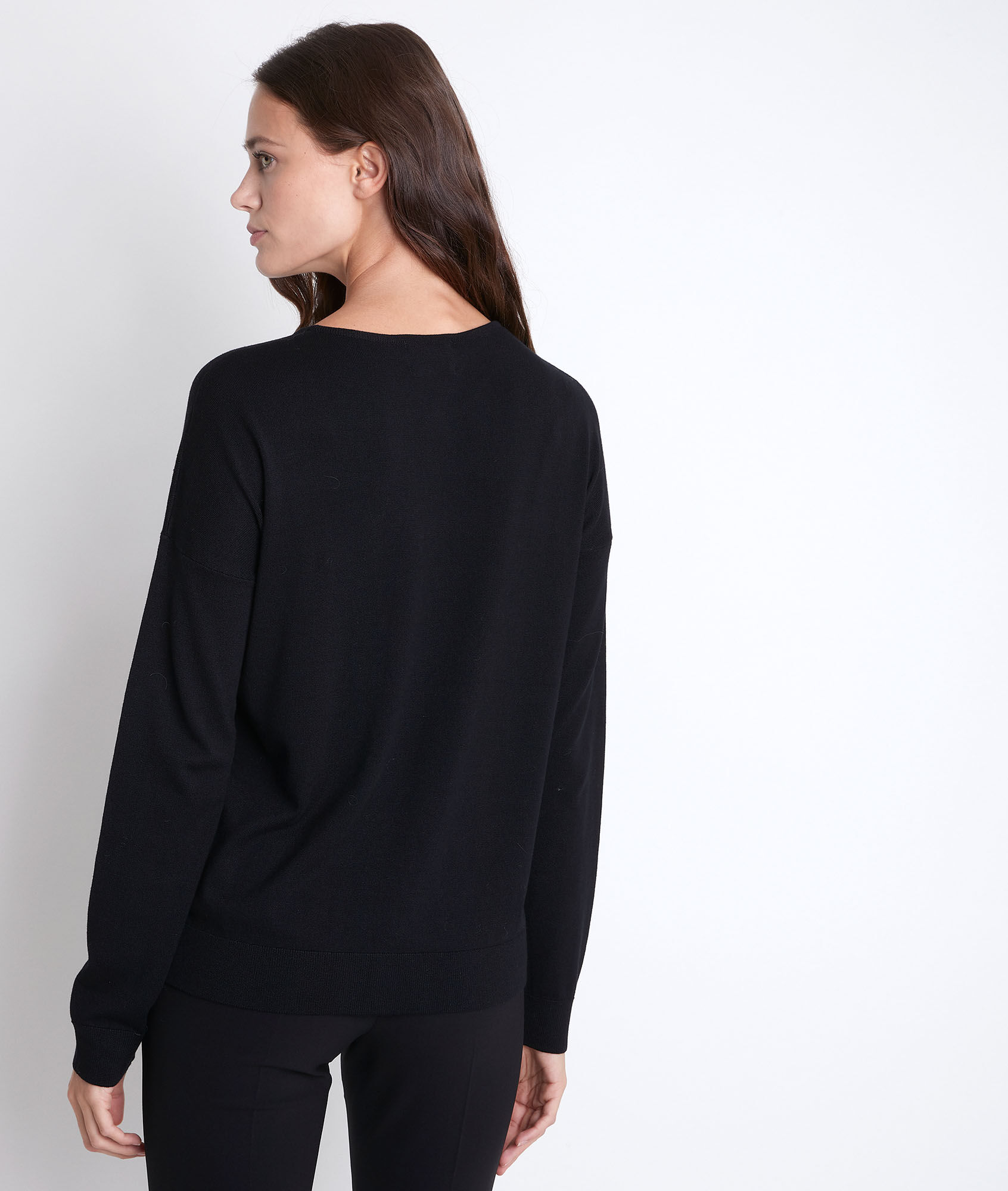 sparkly striped jumper