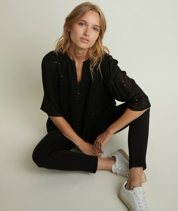 June sequinned blouse | 1-2-3 June sequinned blouse PhotoZ | 1-2-3