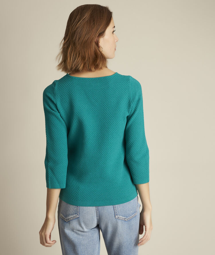 Delta emerald green boatneck jumper sage.