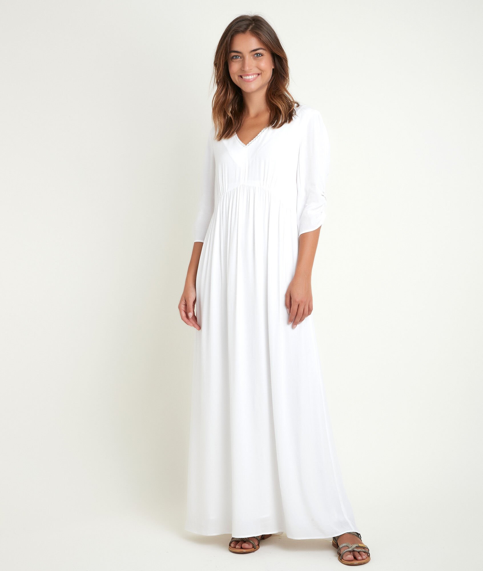 straight maxi dress